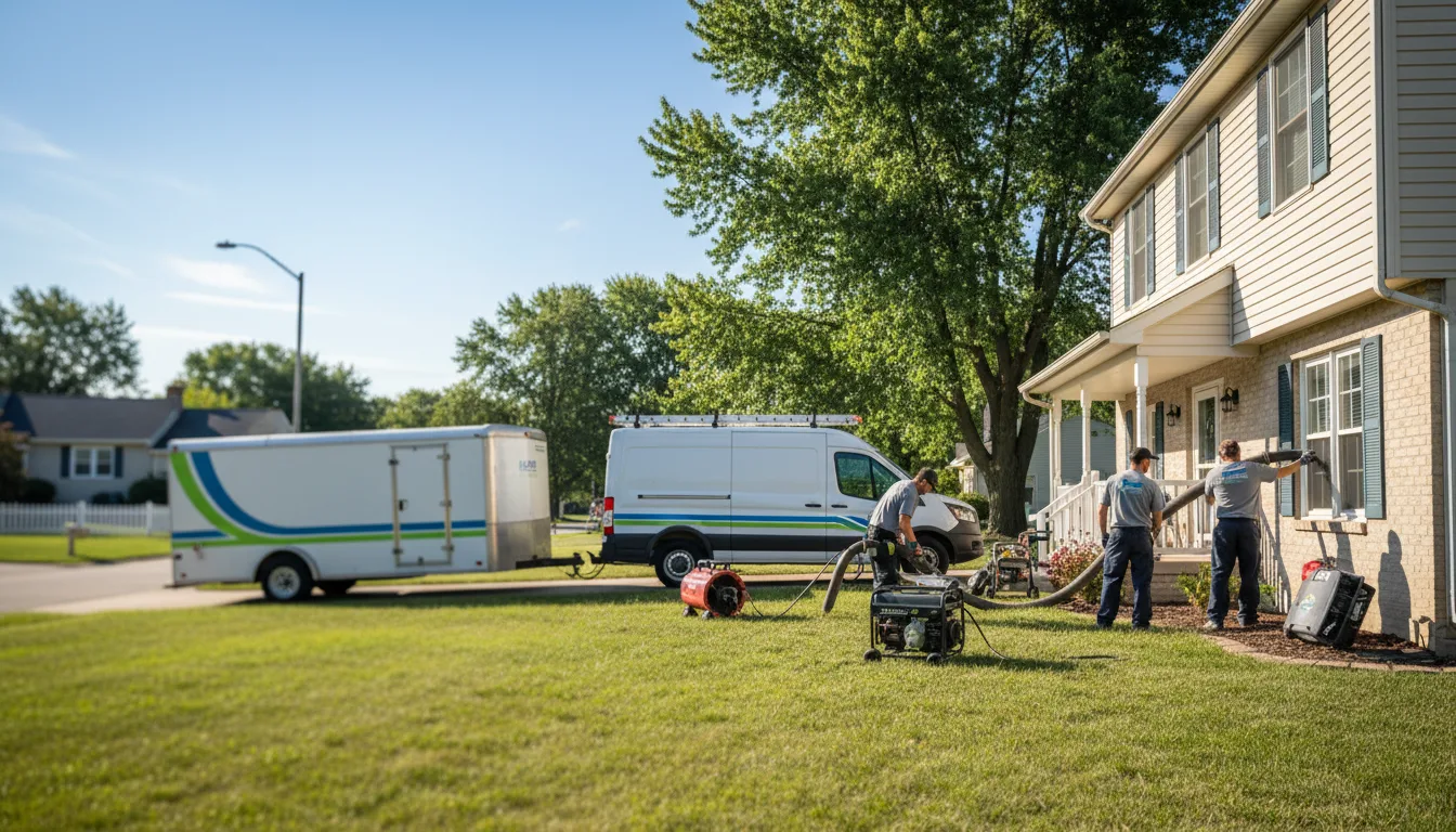 Flooded Basement Restoration And Cleanup With Repair in Asbury, IA near me